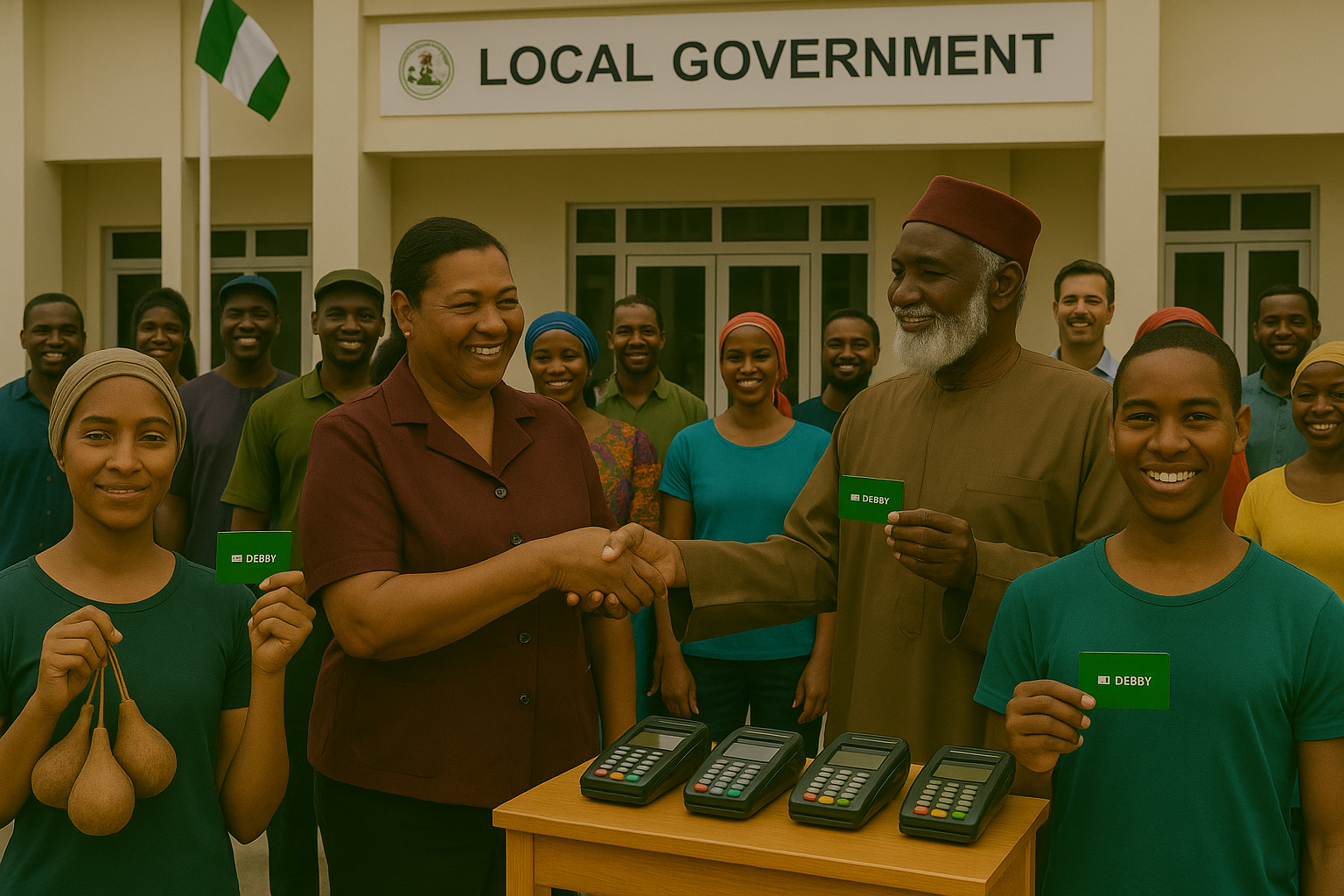 Local government officials using Debby payment solutions